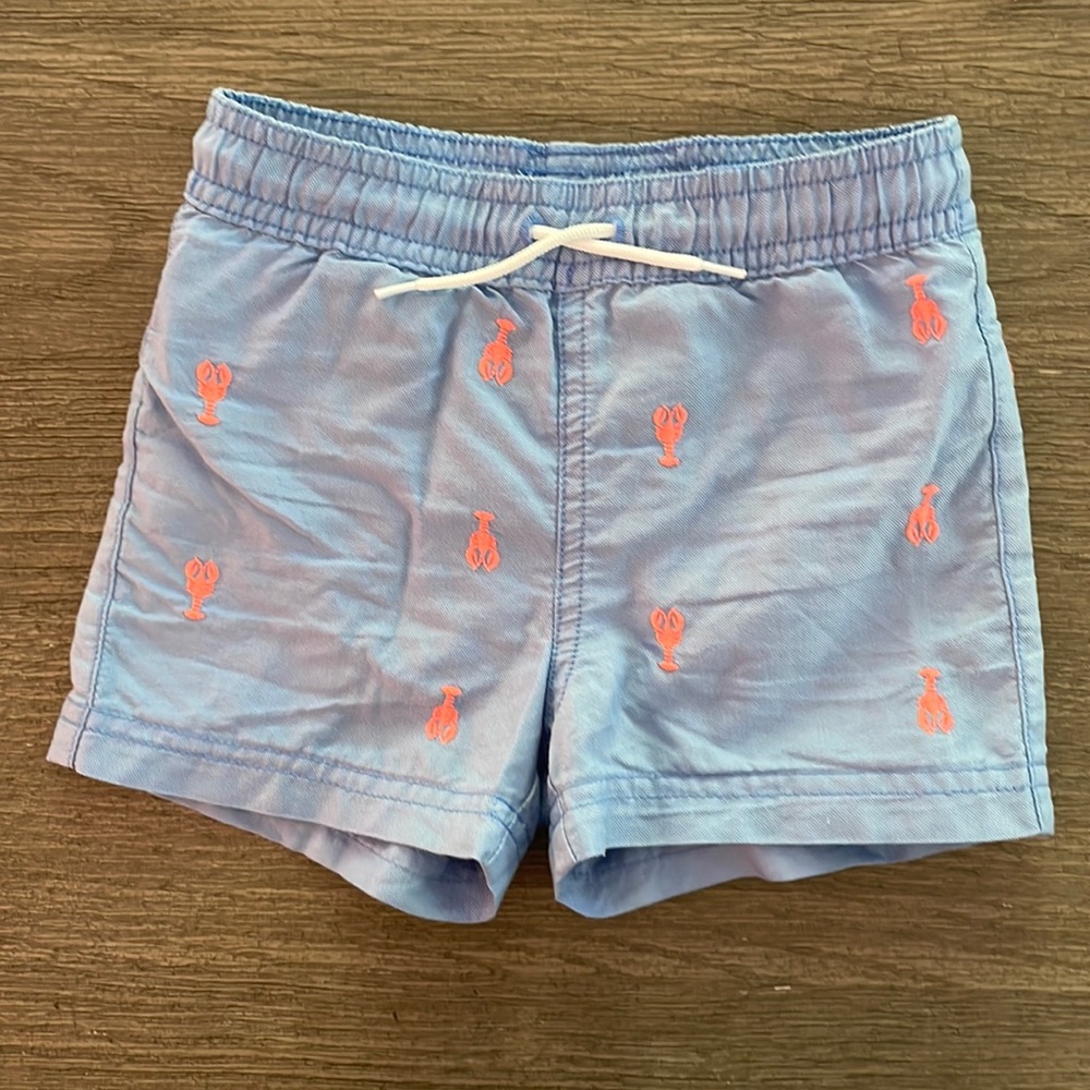 Janie and Jack Lobster embroidered swimsuit